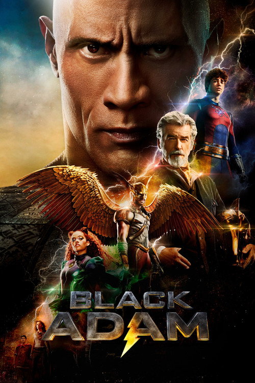 Black Adam movie poster